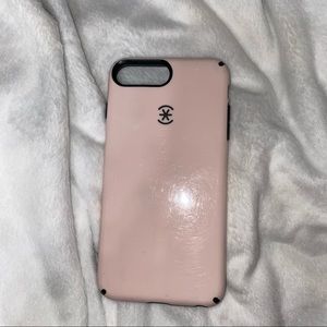 pink SPECK iPhone 7 & 8 plus case